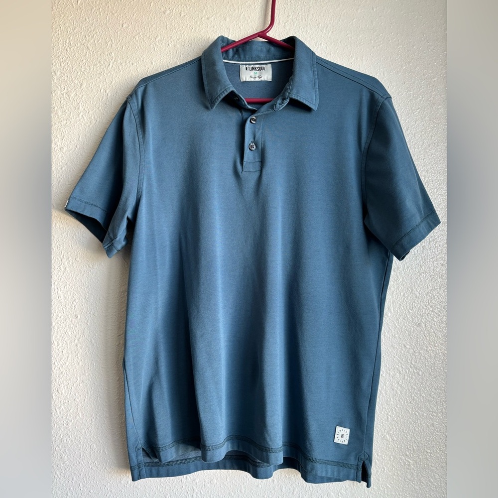 Linksoul Rincon Polo Men’s Medium Blue